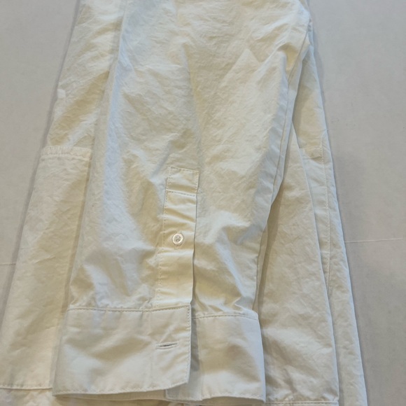 MNC Atelier Cotton Tunic Distressed Collar and Hem Couture Lagenlook Size Medium - Picture 8 of 14